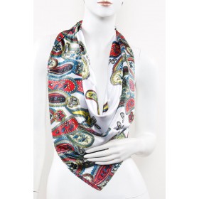 Fashion Square Silky Scarf 12 90x90cm